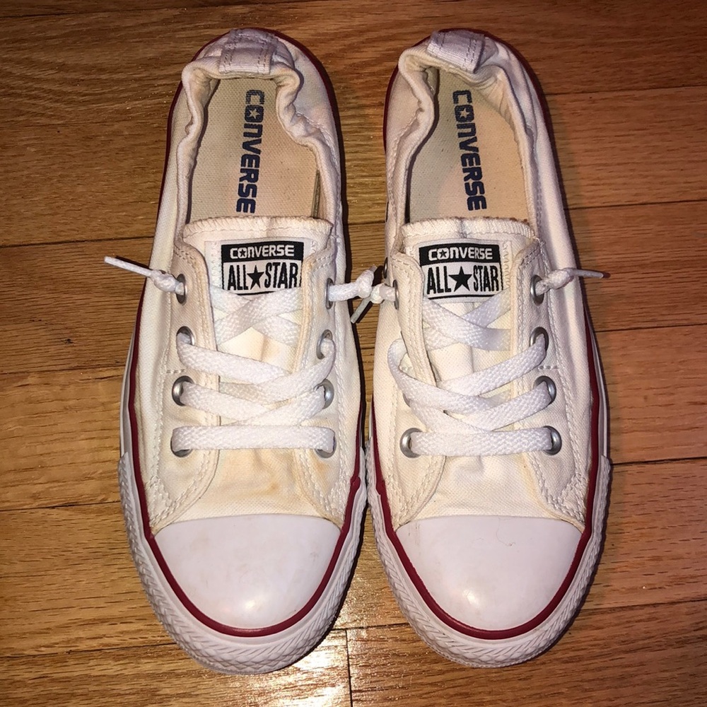 White converse shoes
